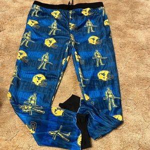Men’s West Virginia Lounging Pants. Size XXL